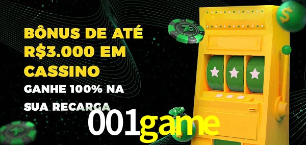 001game melhor bônus de depósito